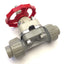 New – Open box Asahi America 95K00069A Gate Valve 1/2" EPDM Seals Solvent Weld Union Connection