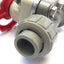 New – Open box Asahi America 95K00069A Gate Valve 1/2" EPDM Seals Solvent Weld Union Connection
