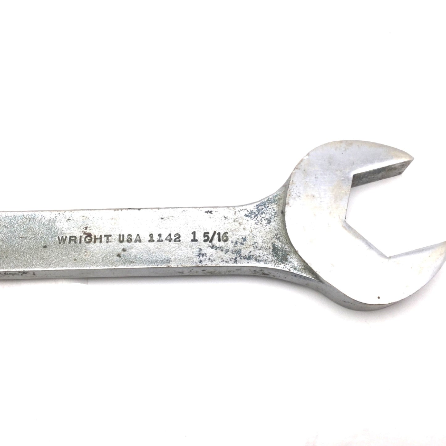 Used Wright Tool 1142 1-5/16" Forged Alloy 12-Point Combination Wrench 18-3/4" Long