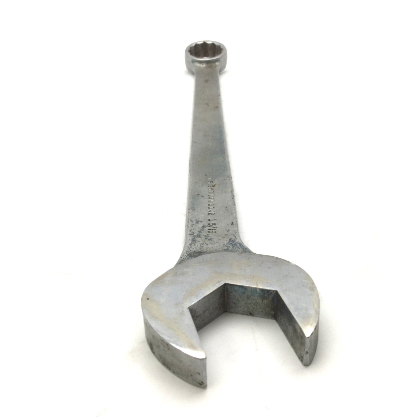Used Wright Tool 1142 1-5/16" Forged Alloy 12-Point Combination Wrench 18-3/4" Long