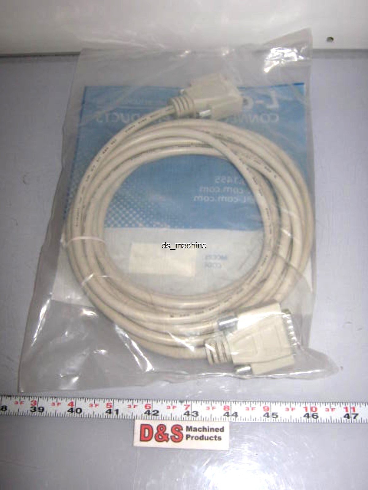 New L-Com CSMN15MF-15 15 Pin D-Sub Molded Cables 15'