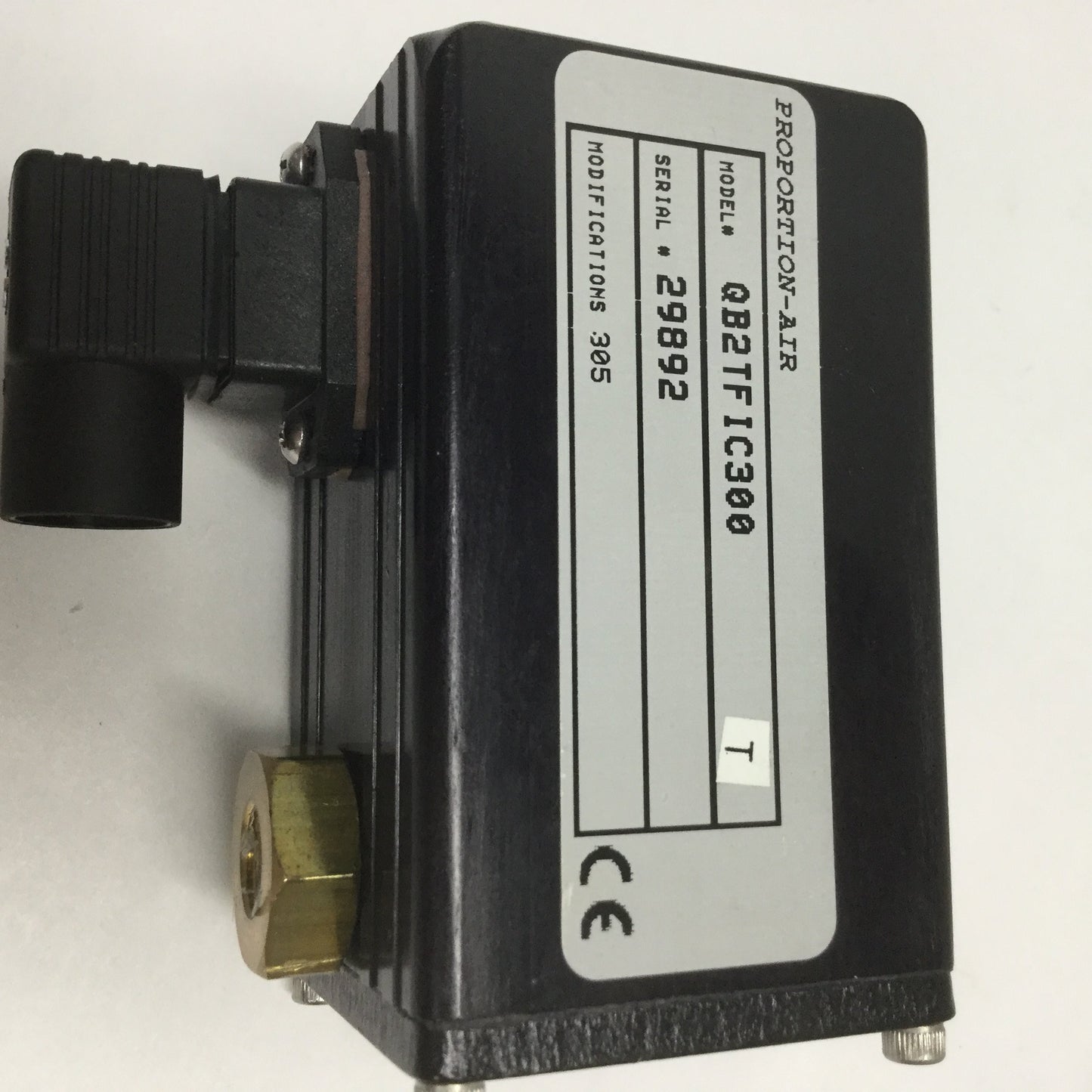 Used Proportion-Air QB2TFIC300 Double Loop Analog Control Valve 300psi, 4-20mA Signal