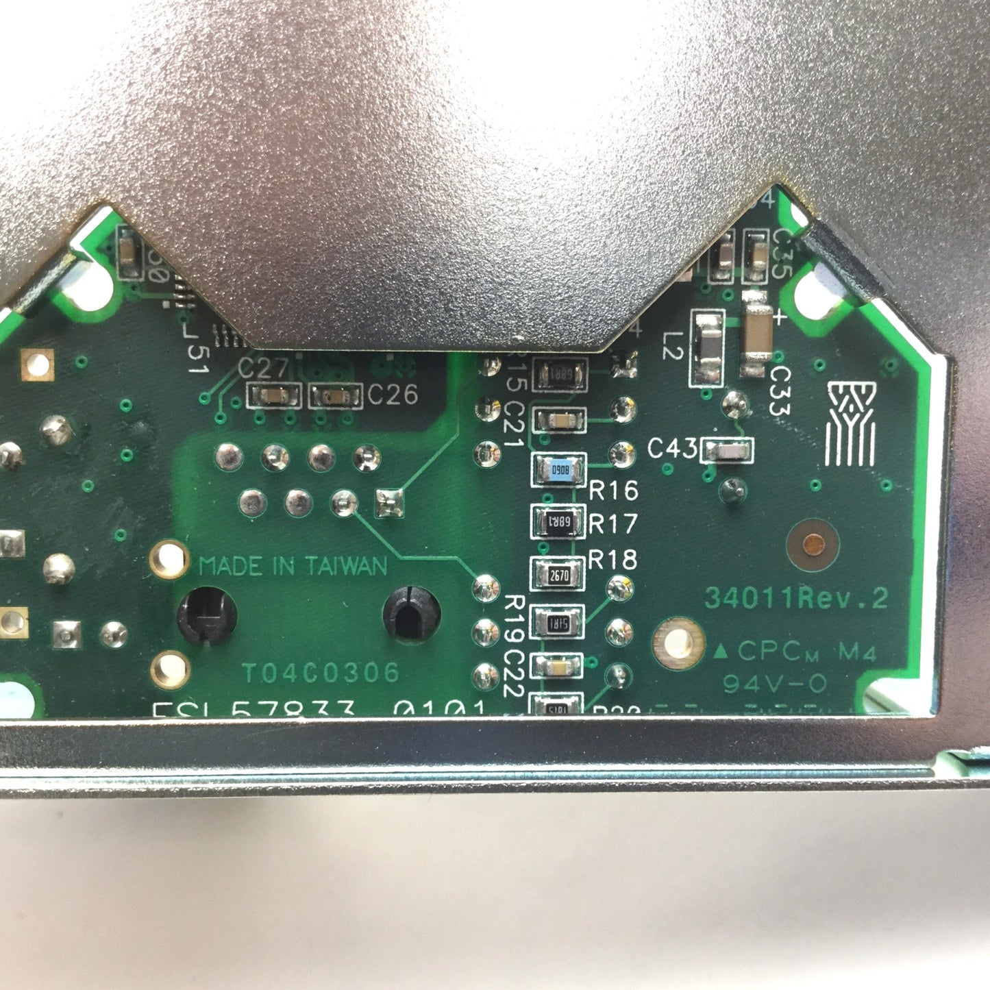 Used Zebra 34011 Rev 2 Ethernet Interface Network Card, For 140xiIII Printers