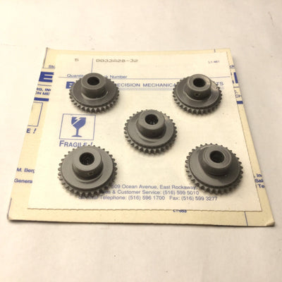 New Lot of 10 New WM Berg GP33A28-48 Chain Sprockets, Bore 1/4, 32 Teeth, 1 Pitch