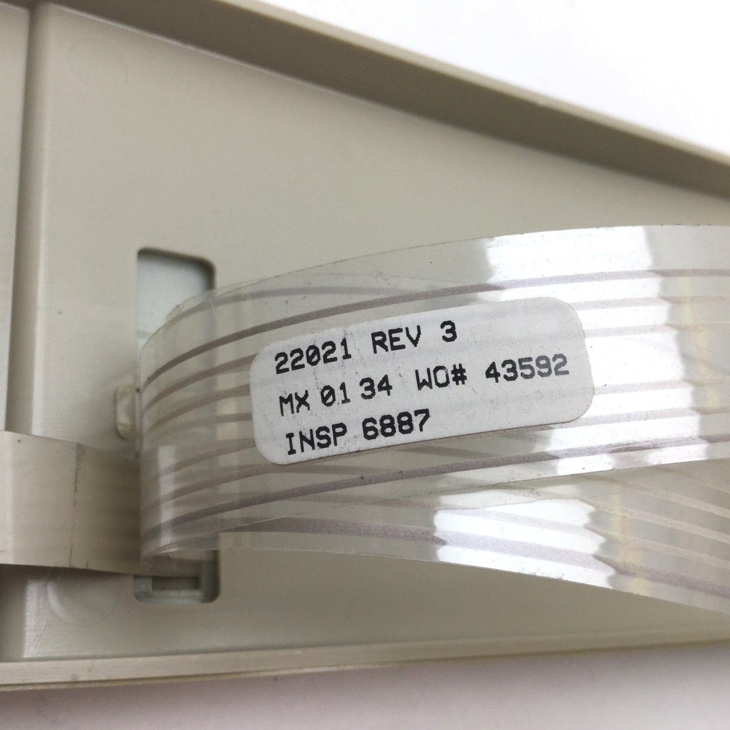 Used Zebra 22021 Rev 3 Front Panel, For 170xill/170xilll Series Printer