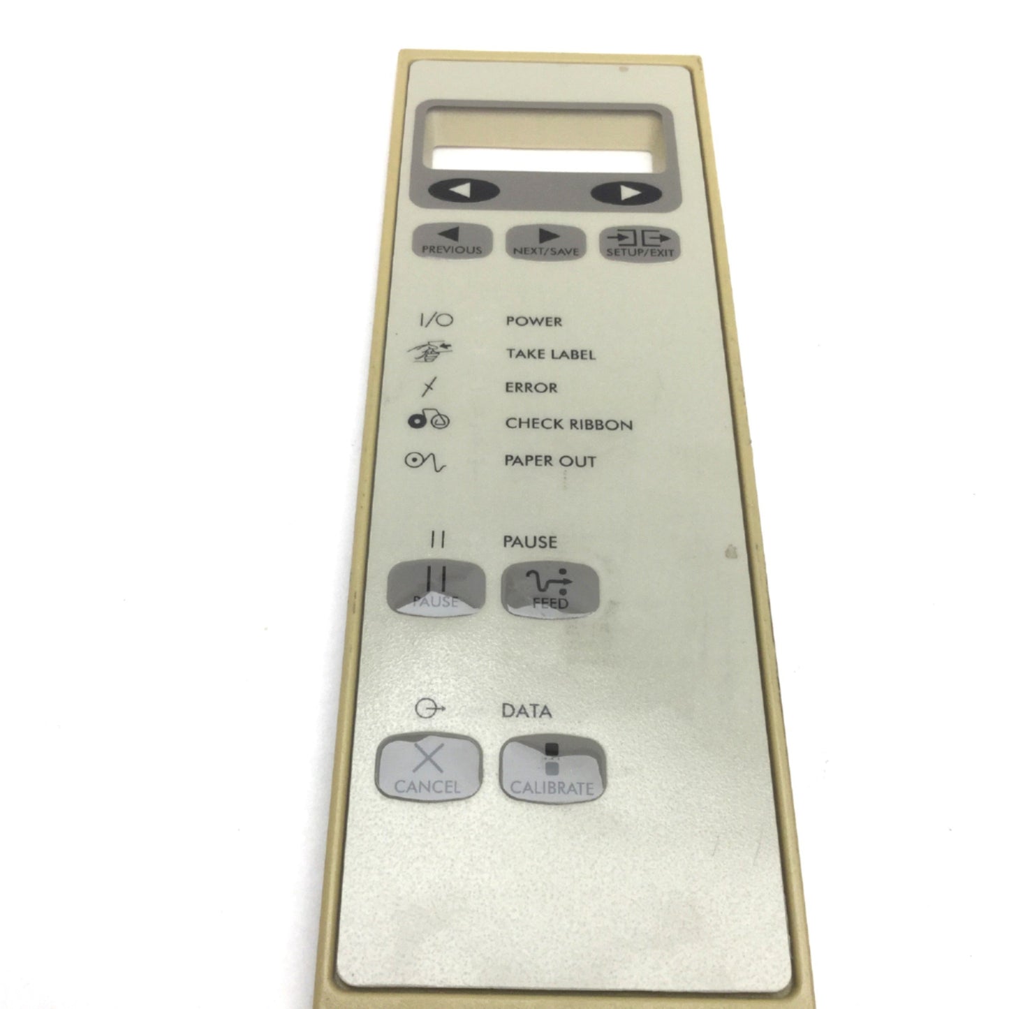 Used Zebra 22021 Rev 3 Front Panel, For 170xill/170xilll Series Printer