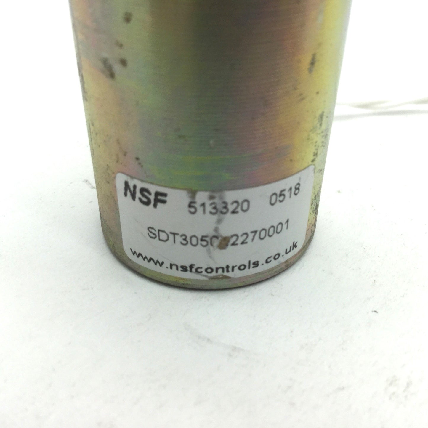 Used NSF SDT3050L227001 Pull Solenoid F: 56.6N, Stroke: 25mm, Nominal Voltage: 24VDC