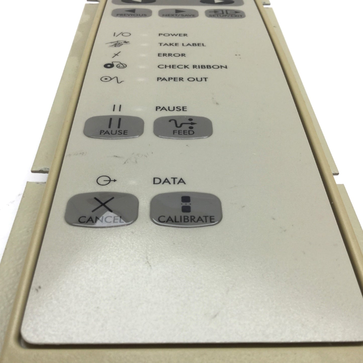 Used Zebra 22021 Rev 5 Front Panel, For 170xill/170xilll Series Printer