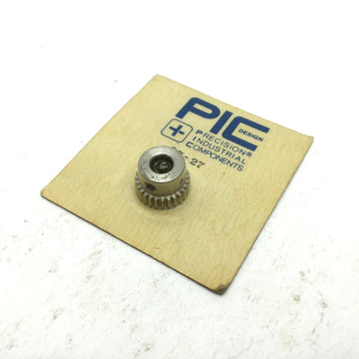 New PIC G7-27 Spur Gear Bore 1/4" 303 SS 20 Degree 27 Teeth