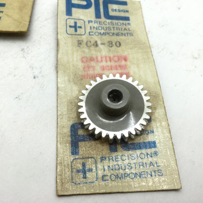 New Lot of 3 New PIC FC4-30 No Slip Pulley Bore: 3/16 Teeth 30, Aluminum