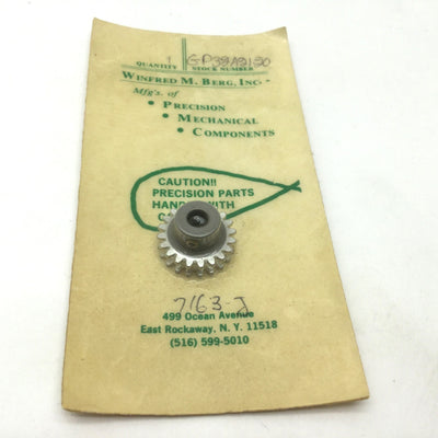 New Lot of 5 New WM Berg GP32A21-20 Chain Sprockets, Bore 3/16, 20 Teeth 0.625 Pitch