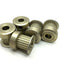 New – Open box Lot of 5 6A16-020DF3708 Aluminum Timing Pulley, 20 Teeth, 1/4" Bore, 0.489" OD