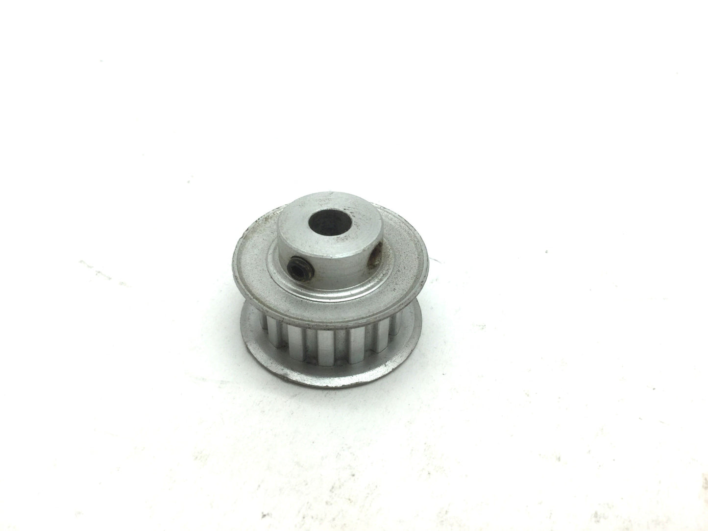 Used Lot of 6 Aluminum Timing Pulley, 15 Teeth, 1/4" Bore, 1.188" OD