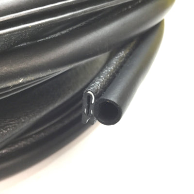 Used Push On Rubber Seal Trim, Length: 60 Feet, Fits 1/32" Thick Edge