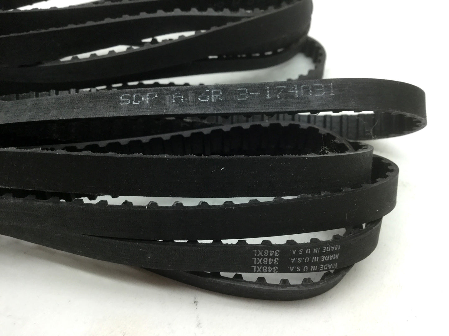 New Lot of 6 New 348XL031 Timing Belt W: 5/16", 174 Teeth, L: 34.8" A 6R 3-174031