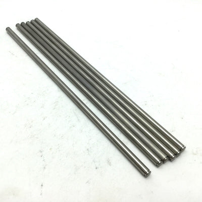 New Lot of 6 New SDP S40PX0MHG5M-200 Shaft 416 Stainless Steel OD: 5mm L: 200mm