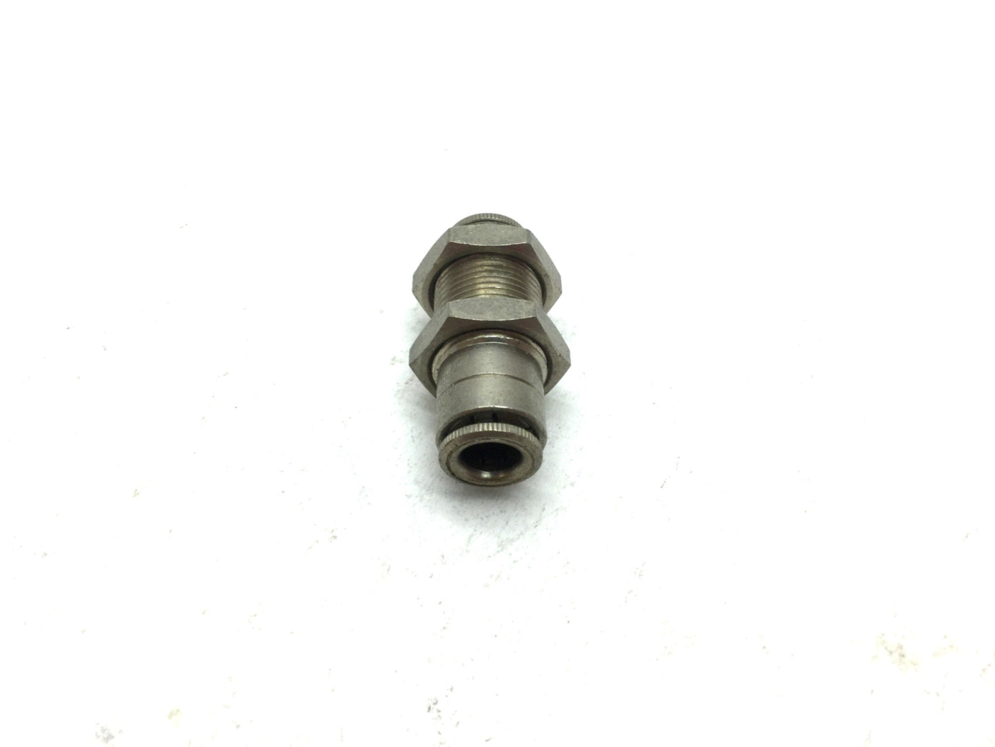Used Lot of 10 Push to Connect Brass Tube Unions 1/4" Tubing