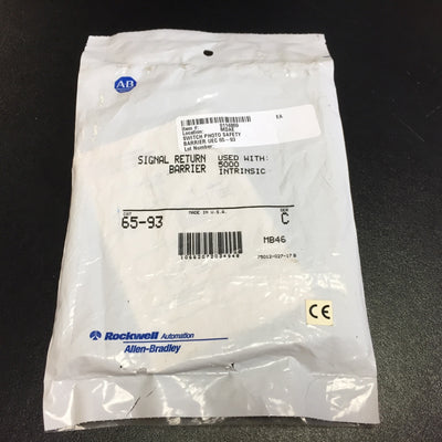 New Allen Bradley 65-93 Photo Safety Barrier Switch, Intrinspak 9001/03-280-000-10