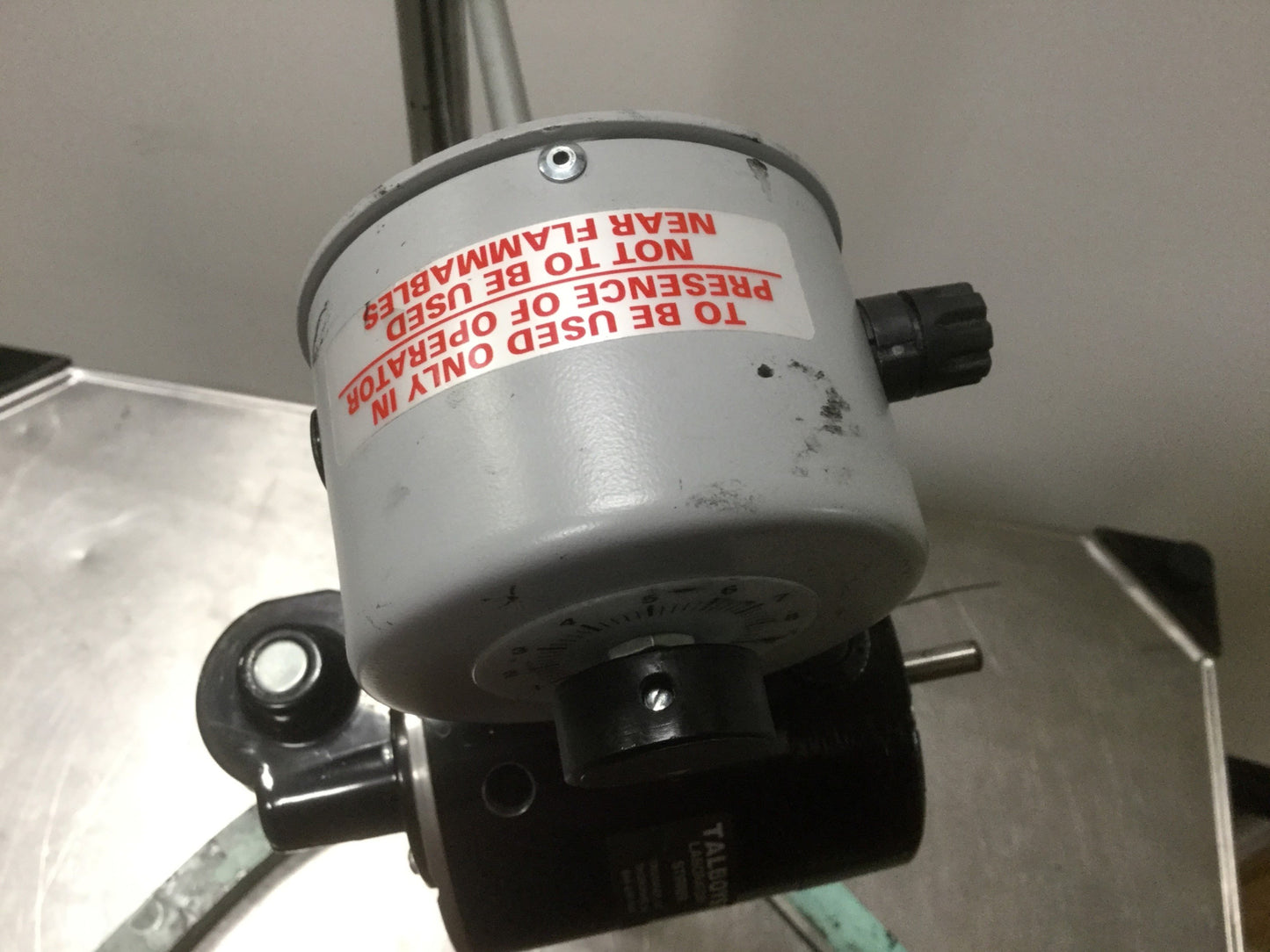 Used Talboy 102 Overhead laboratory Stirrer Mixer Jacobs Chuck 500-7500RPM Ratio 10:1