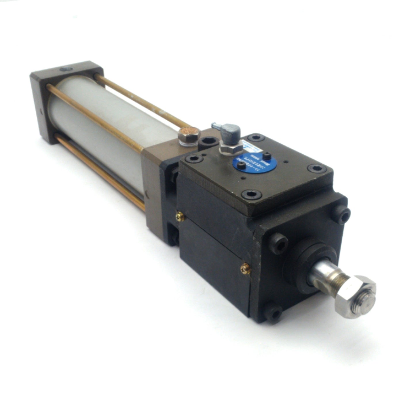 Used CKD AJSC3-00-63-N-N-175-M Pneumatic Brake Cylinder 175mm Stroke 23mm Bore 80PSI