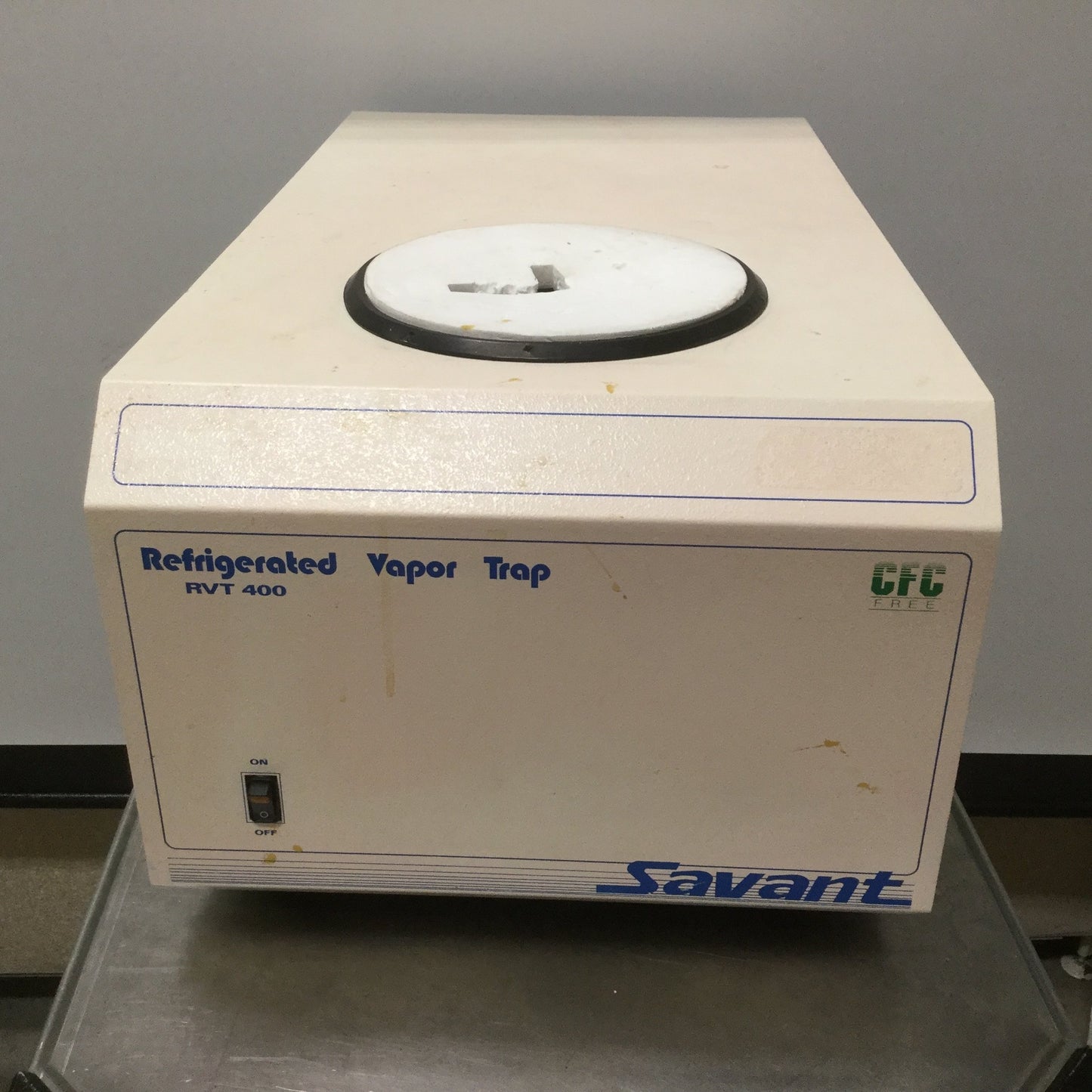 Used Savant RVT400-120 Refrigerated Vapor Trap Chiller Voltage: 120VAC 60Hz