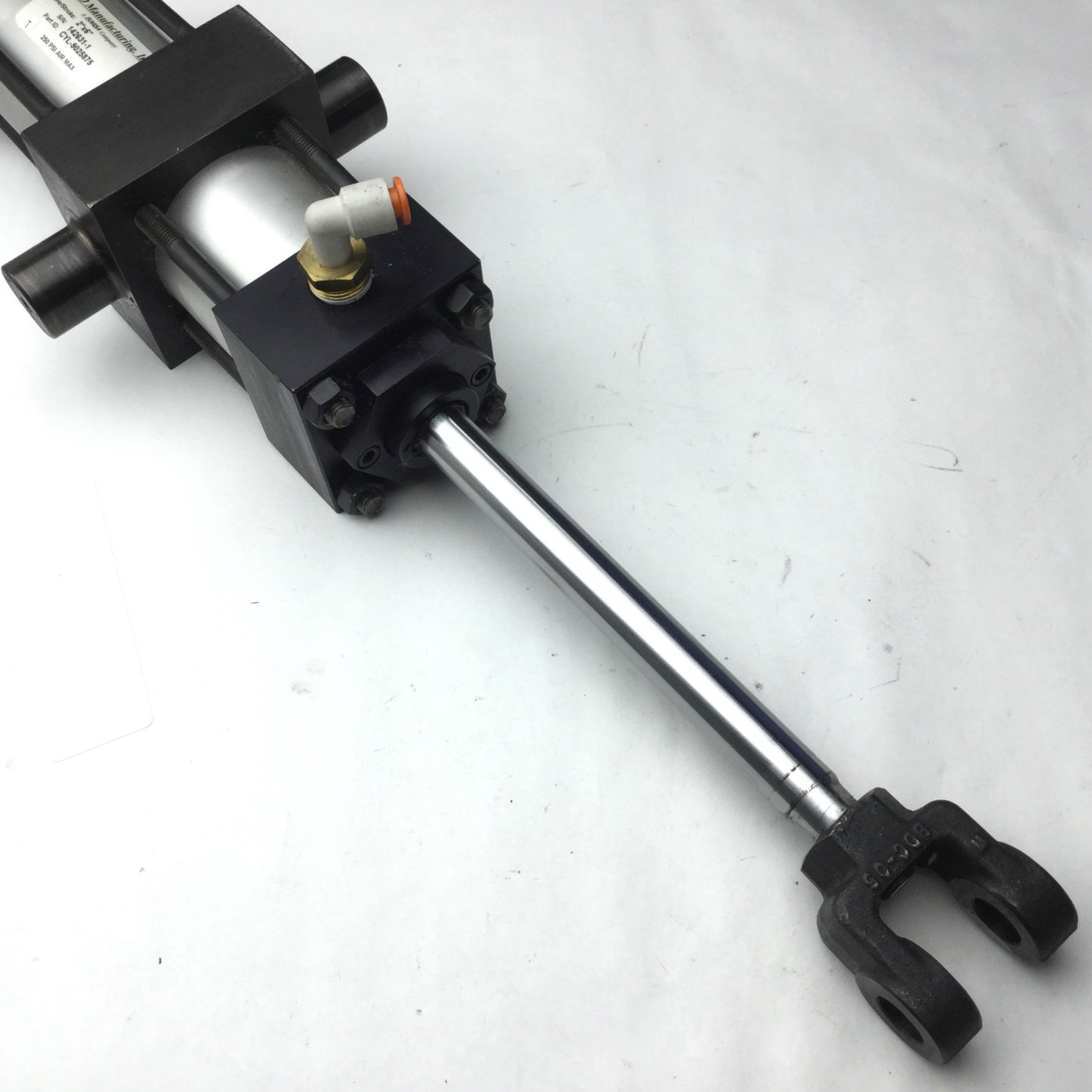 Used TRD Bimba CYL-9025875 Pneumatic Cylinder 2" Bore, 6" Stroke, 3/8" NPT, 250psi