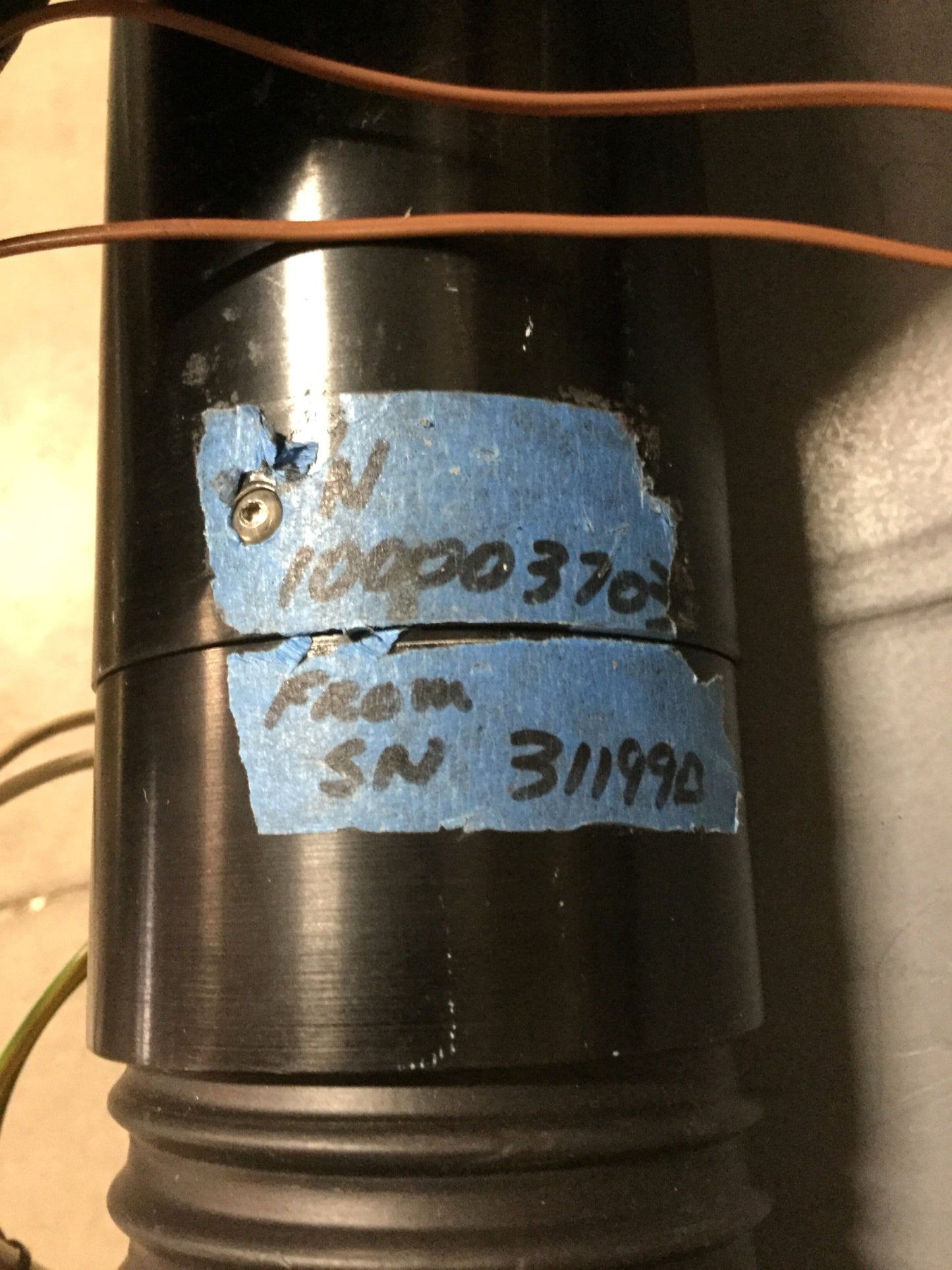 Used SP Scientific FTS ThermoJet Temp Cycling System Hose Nozzle, Type T T/C, 96"