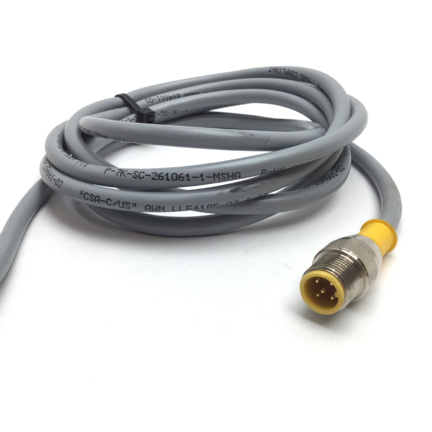 Used 4-Button Pendant Remote, 5-Pin Male M12 Connection, 6ft Cable