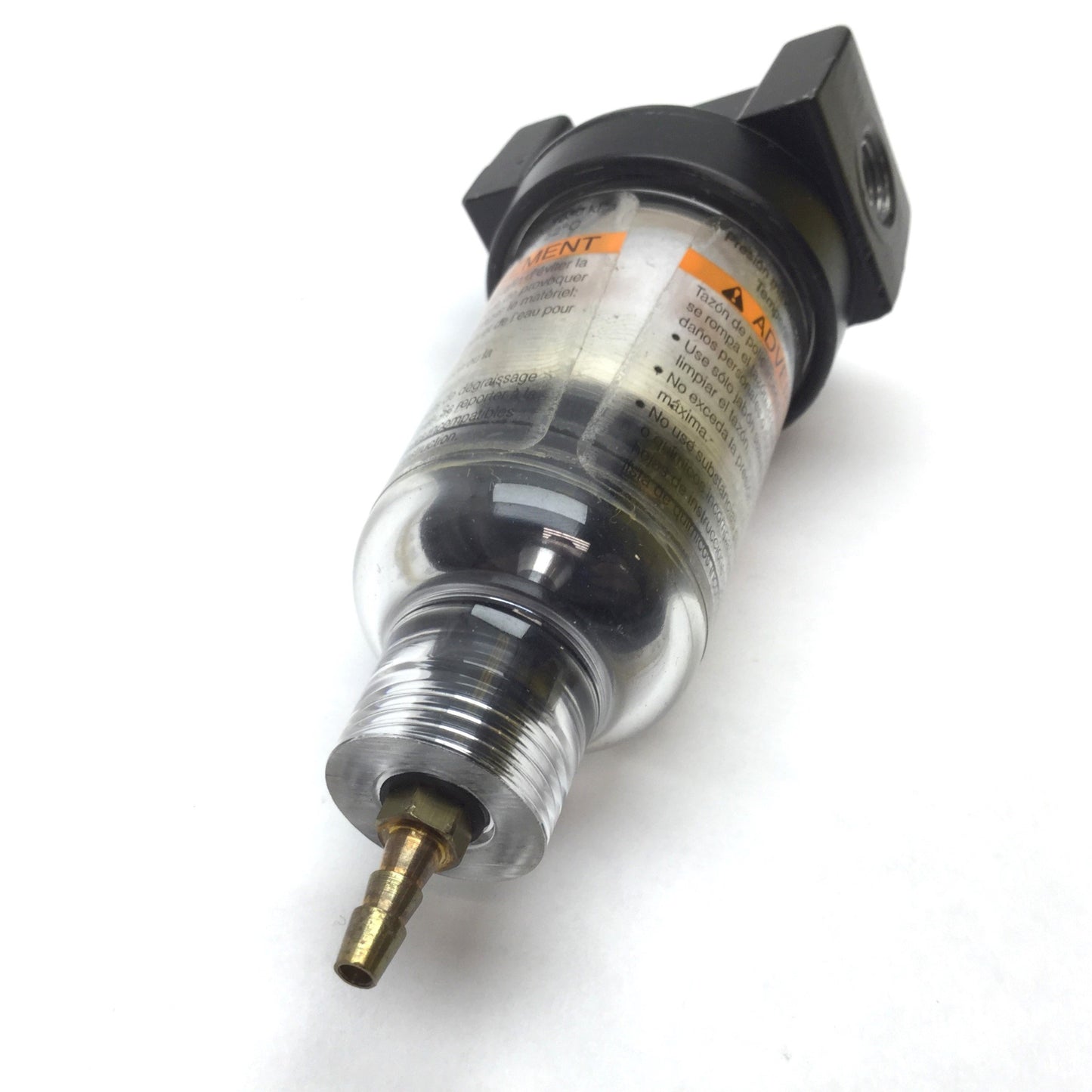 Used Parker 14F05ZB Pneumatic Filter, Pressure Rating: 150psi Max, Ports: 1/8" NPT