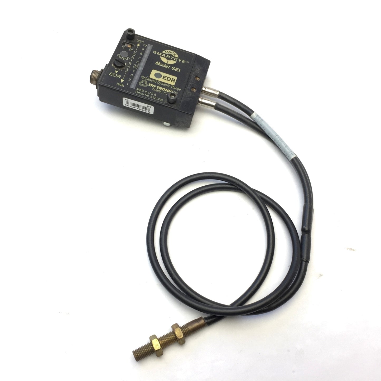 Used Tri-Tronics Model SEI SmartEye Mark II Photo Sensor 12-24VDC, BF-A-36TP Cable