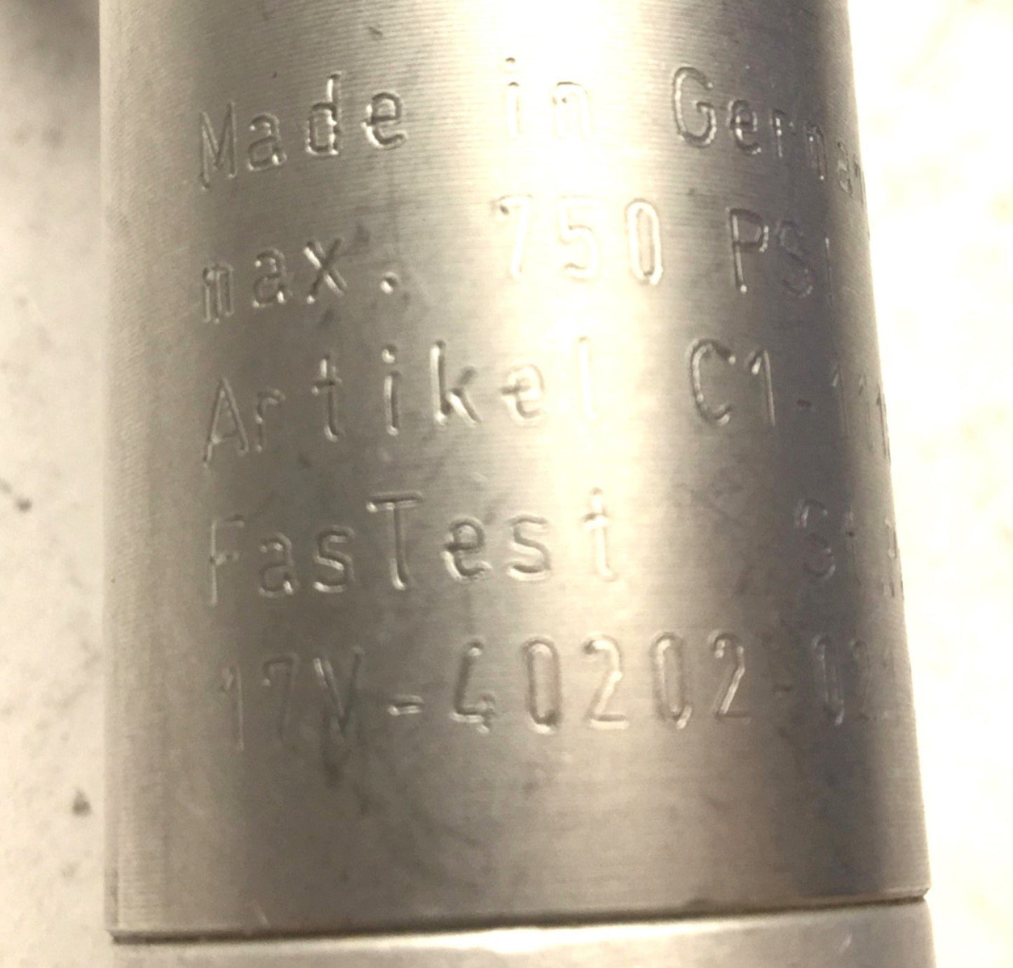 Used Fastest Artikel C1-11134 Weh Connector Pressure: 750PSI Max Connection: 1/8"NPT