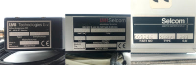 Used LMI SLS7000 Laser Triangulation Sensor System, 14-15mm Range, RS-232, 110/230VAC