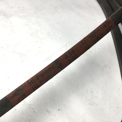 New Lot of 6 New Gates A54 Hi-Power II V-Belt, Circumference: 56" Top Width: 1/2"