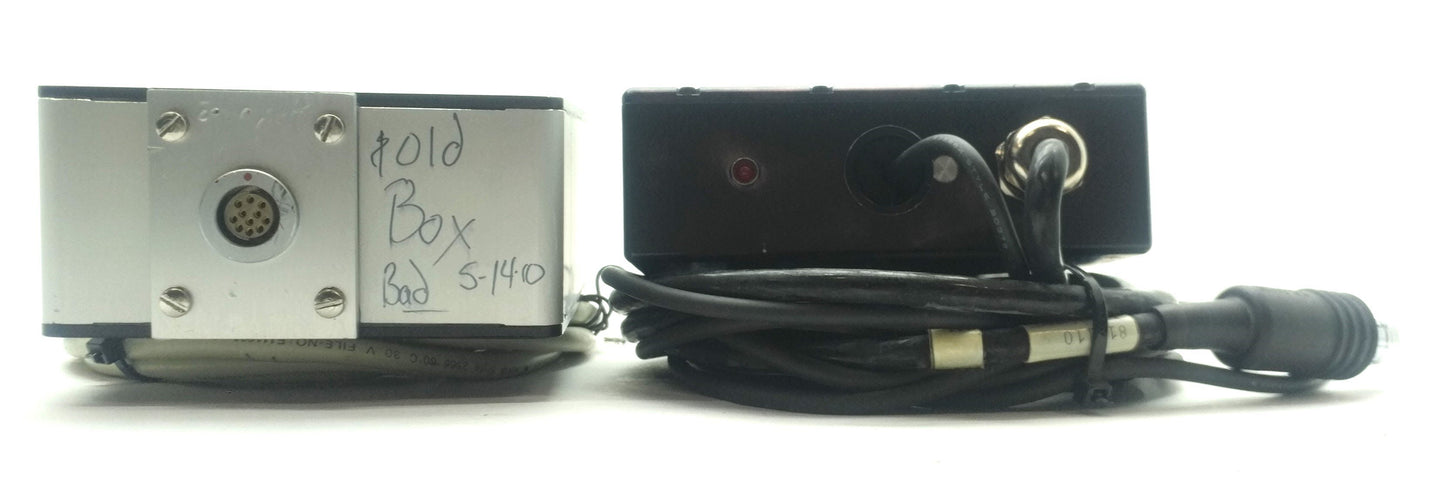 Used LMI SLS7000 Laser Triangulation Sensor/Controller 675nm 1mW, Range: 14-15mm