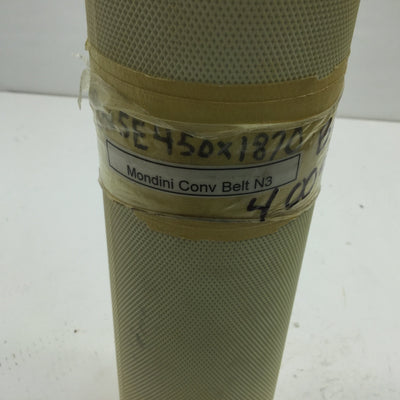 New Mondini Conveyor Belt Width: 450mm Length: 1870mm