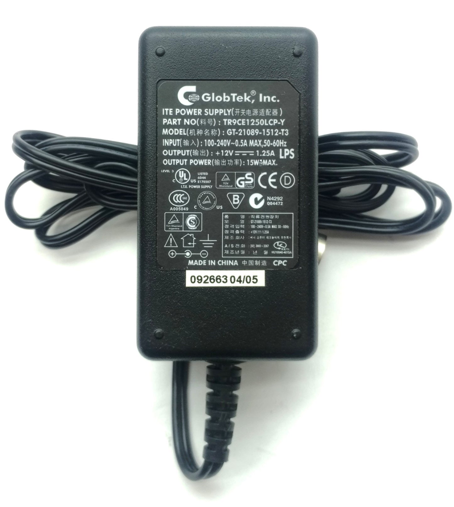 Used Toshiba Teli Camera PSU 12-Pin Hirose Out 12VDC 1.25A In 100-240VAC for CSU4000B