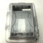 Used Red Dot Extra Duty Clear Cover Enclosure 4"x2.5"x2.5", Has Holes