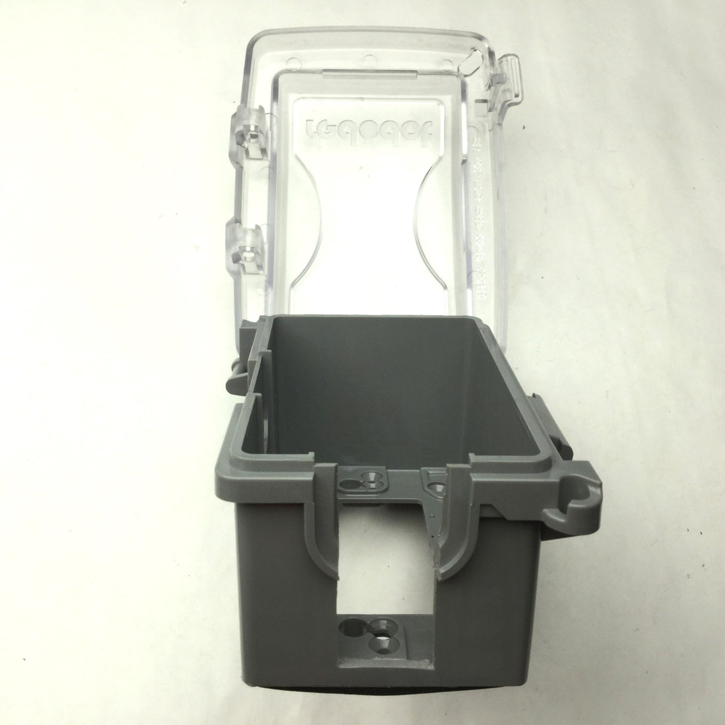 Used Red Dot Extra Duty Clear Cover Enclosure 4"x2.5"x2.5", Has Holes