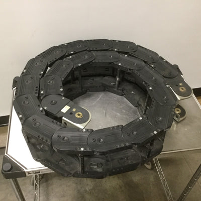 Used DYNATECT Gortrac 12358/98-12 Nylatrac Cable & Hose Carrier L 7' 8" W 4.5" D 3"