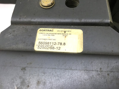 Used DYNATECT Gortrac 52502/98-12 Nylatrac Cable & Hose Carrier L 64" W 3.5" D 3"