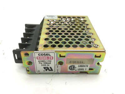 Used Cosel K10AU-24 Power Supply IN 85-125VAC Out 24VDC 0.5A 16W Max