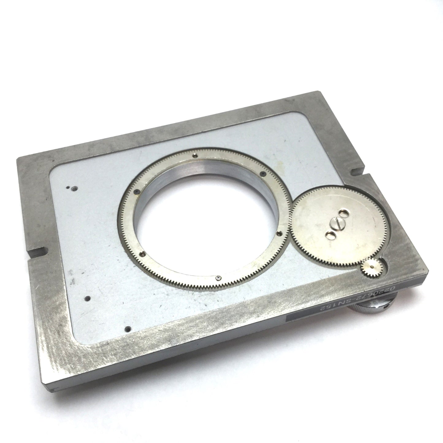 Used Nikon Rotation Table For V-12 Optical Comparator, 360° Rotation, 4.19" Ø Glass