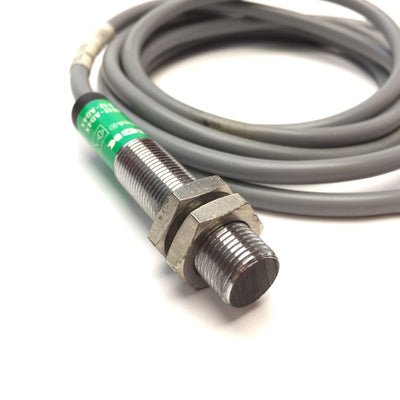 Used Turck Bi2-M12-AD4X Inductive Proximity Sensor, 10-65VDC, M12x1, NO, Range: 2mm