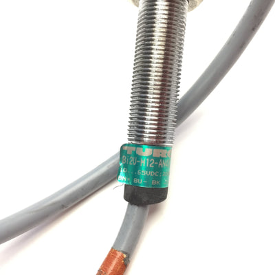 Used Turck Bi2U-M12-AN4X Proximity Sensor, 10-65VDC, Barrel M12, Sensing Distance 2mm