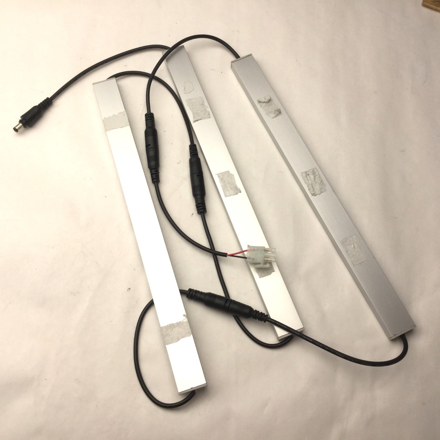 Used Set of 3 Very Bright Light Bars, 1" Wide x 12" Long, Voltage: 24VDC