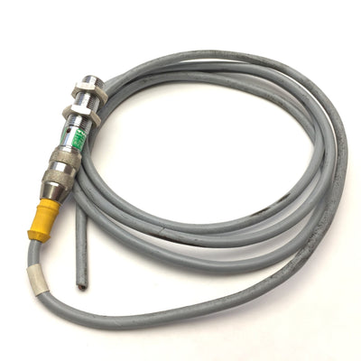 Used Turck Bi2-M12-AN6X-H1141 Proximity Sensor, 10-30VDC, M12x1, NO NPN, Range: 2mm