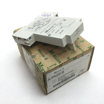 New – Open box Moeller A-PKZ2-B Shunt Trip Module, 110-250VAC/DC, For Manual Motor Protector