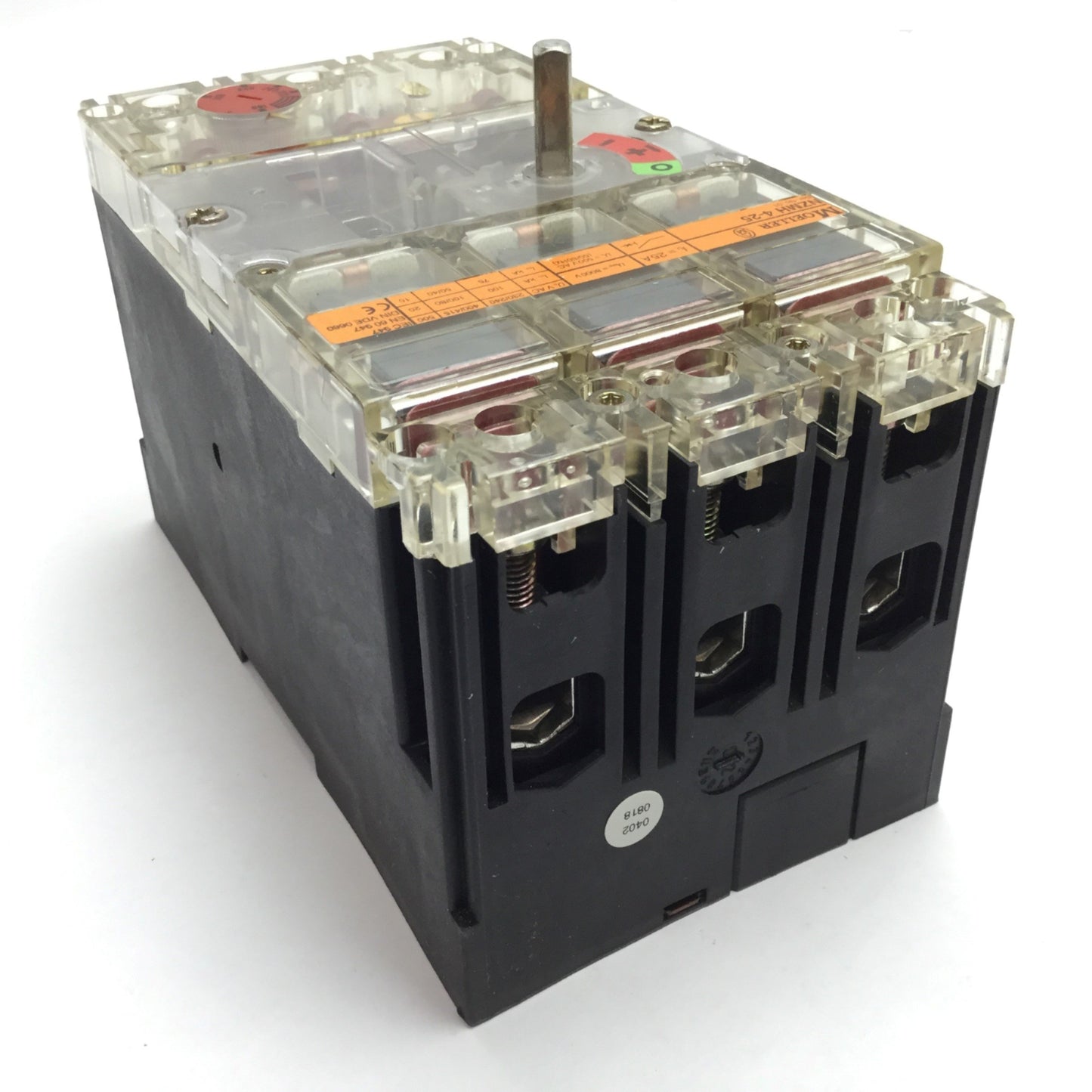 New – Open box Moeller NZMH4-25 Circuit Breaker Disconnect Switch, 3-Pole, Rating: 500VAC 25A