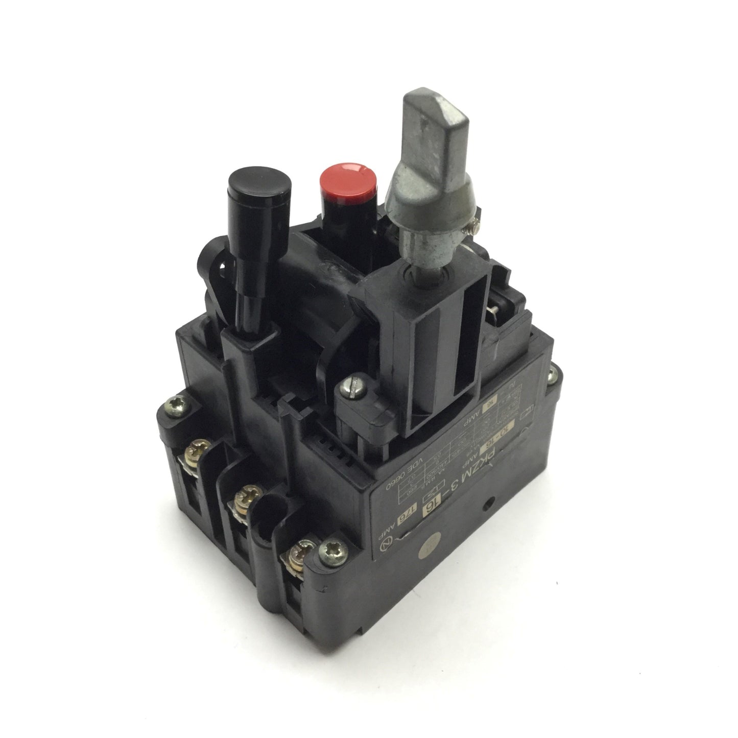 Used Moeller PKZM3-16 Thermal Magnetic Circuit Breaker, Range: 10-16A, *No Cover*