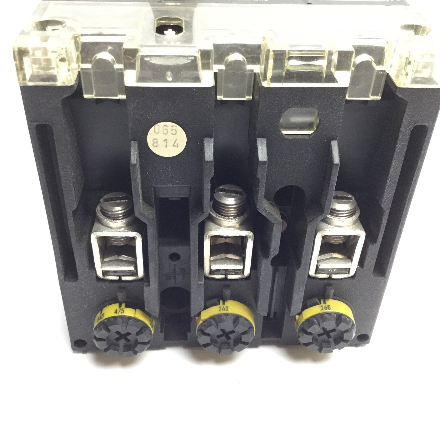 Used Moeller NZM6-40 Circuit Breaker Disconnect Switch, 3-Pole, Rating 500VAC 40A